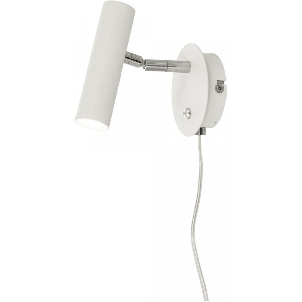 Vegglampe Artic - Hvit /krom