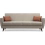 Zaden 3-seters sovesofa - Beige