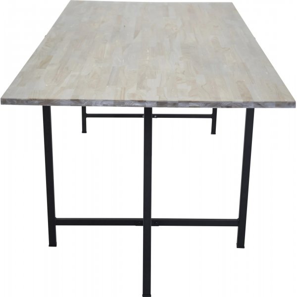 Kvarn�sen spisebord, 250 cm - Teak/svart