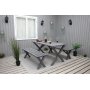 Scottsdale benk 140 cm - Shabby chic