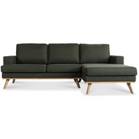 Ventura 2-seters sofa med åpen avsluttning - Mørkegrønn