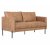 Kingsley 2,5-seter sofa - Cognac (økolær) + Tekstilrens for møbler Kingsley 2,5-seter sofa - Cognac (økolær) + Tekstilrens for møbler