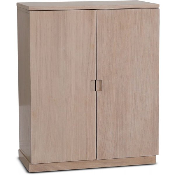 Level skap med glatte dører - Whitewash Level skap med glatte dører - Whitewash