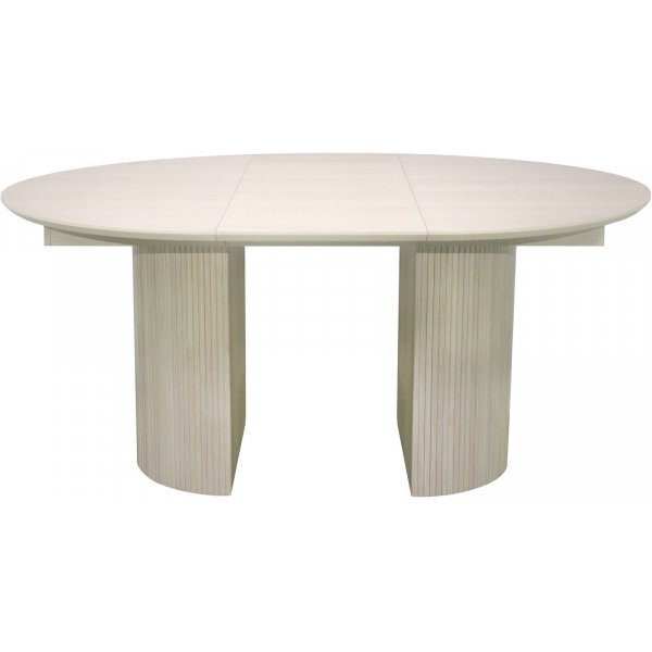 Scarlett spisebord ?120 cm - Hvitpigmentert eik