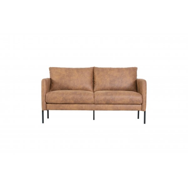 Kingsley 2,5-seter sofa - Cognac (økolær) + Flekkfjerner for møbler Kingsley 2,5-seter sofa - Cognac (økolær) + Flekkfjerner for møbler
