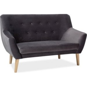 Aliana 2-seters sofa - Svart