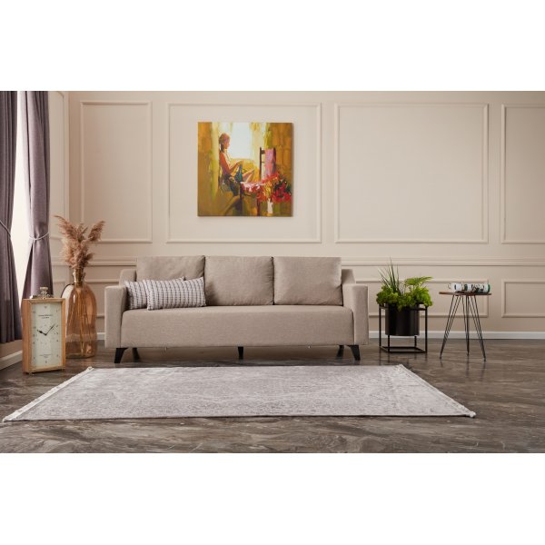 Doga 3-seters sovesofa - Cream
