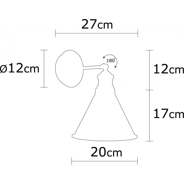Berkeley vegglampe N-681 - Vintage Berkeley vegglampe N-681 - Vintage