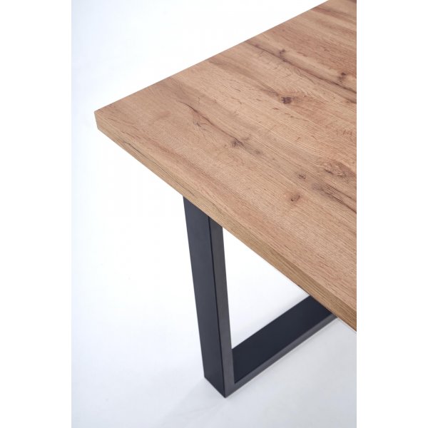 Kasady spisebord 135-185 cm - Wotan eik/sort