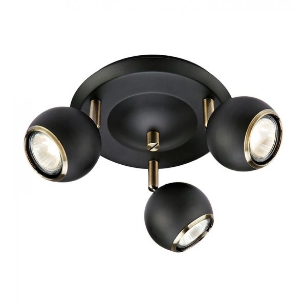 Coco Taklampe - Svart/messing