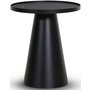 Nero lampebord rundt 50 cm - Svart / Svart marmorprint