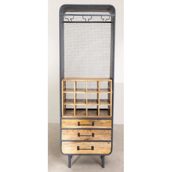 WoodCraft bar hylle vinstativ - Vintage / Mango