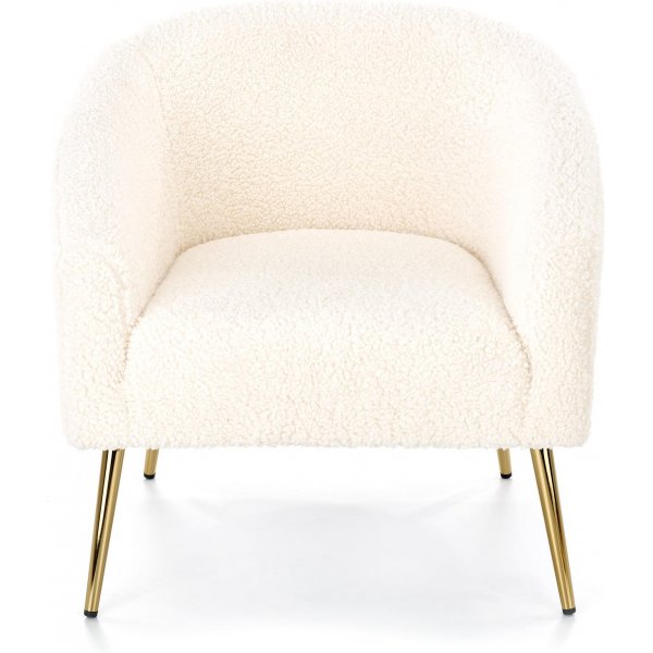 Bandera lenestol - Kremhvit/gull Bandera lenestol - Kremhvit/gull