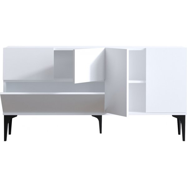 Glise skjenk - Hvit/svart Glise skjenk - Hvit/svart