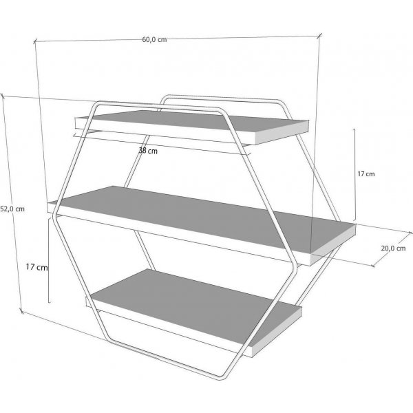 Azra vegghylle - Furu