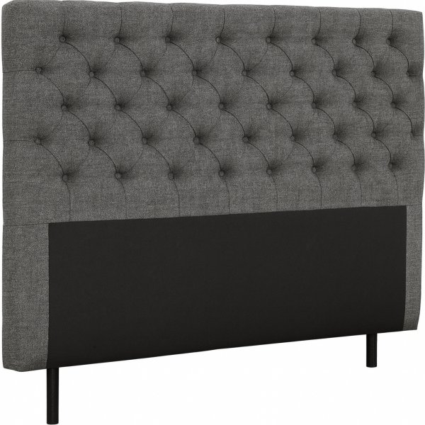 Presley sengegavl med knapper 180 cm - Grå Presley sengegavl med knapper 180 cm - Grå