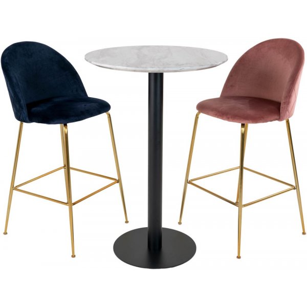 Bolzano Bar bord - Marmor imitasjon / svart Bolzano Bar bord - Marmor imitasjon / svart