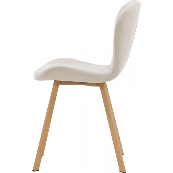 Lija spisestol - Beige/eik Lija spisestol - Beige/eik