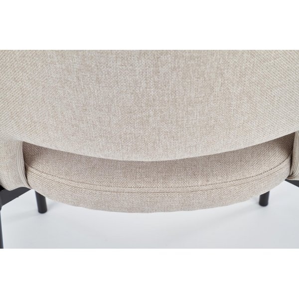 Cadeira spisestol i beige stoff + Mbelftter