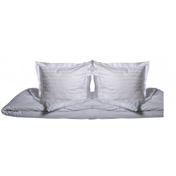 Sengesett Hilton Satin Kingsize - Hvit