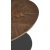 Delphi sidebord 48 x 26 cm - Valntt/svart