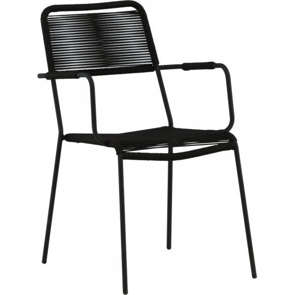 Lindos spisestuestol - Sort