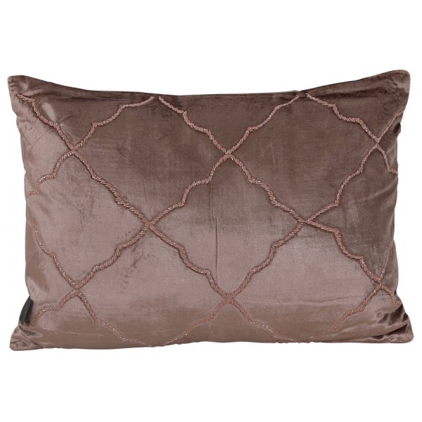 Konvalj pyntepute avlang - Beige (Viskose) / Paljetter