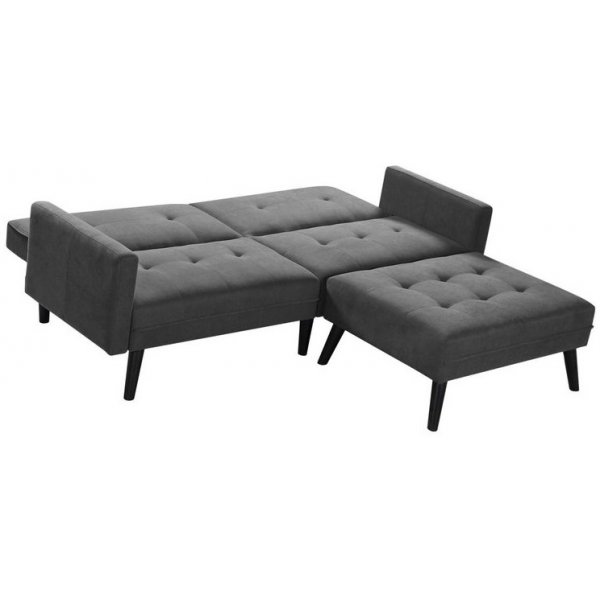 Eddy sovesofa - Mørk grå/svart Eddy sovesofa - Mørk grå/svart