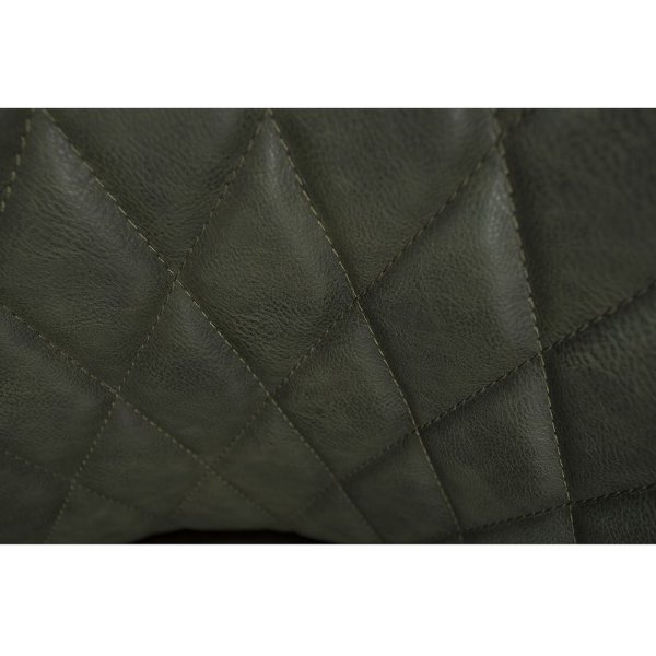 Rombo lenestol - Vintage grnn / svart