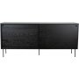 Volume sidebord 178 cm - Svartbeiset