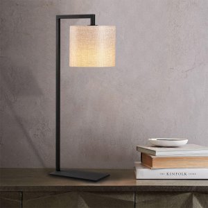 Profil bordlampe - Krem/svart