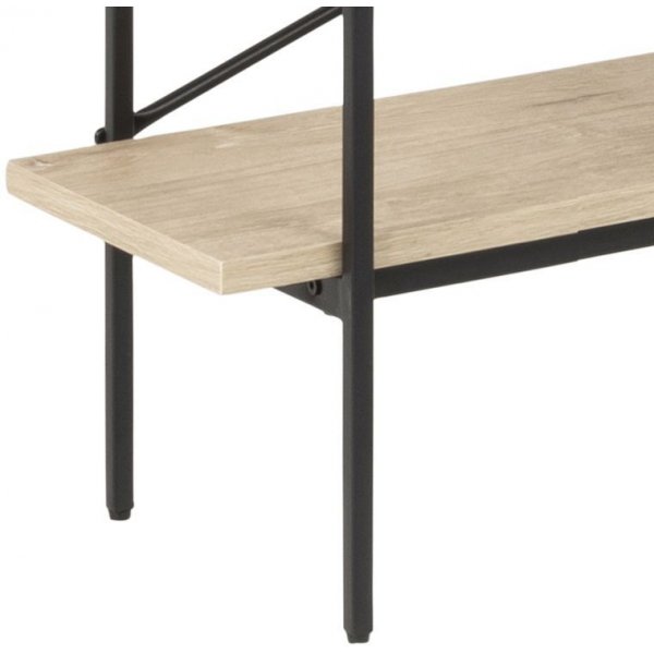 Angus Bokhylle - Svart/whitewash eik Angus Bokhylle - Svart/whitewash eik