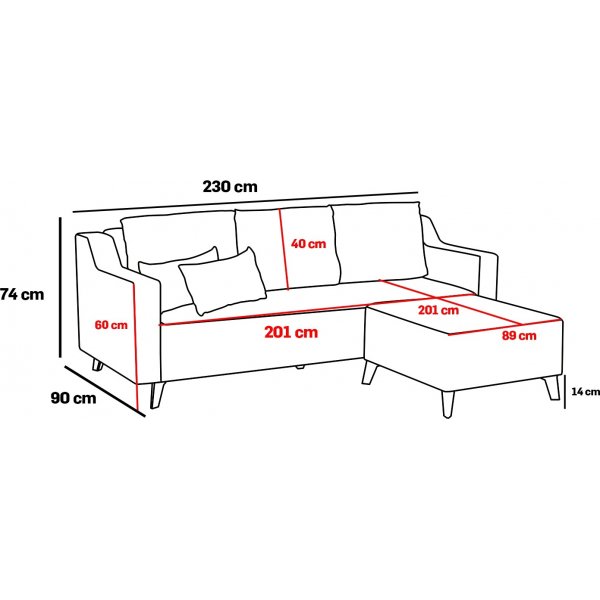 Doga sovesofa - Gr�