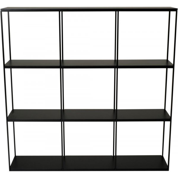 Saladin vegghylle 3x3 - Svart