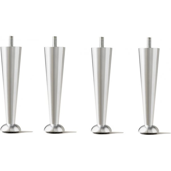 Sengebein Champagne 4-pakk - Aluminium