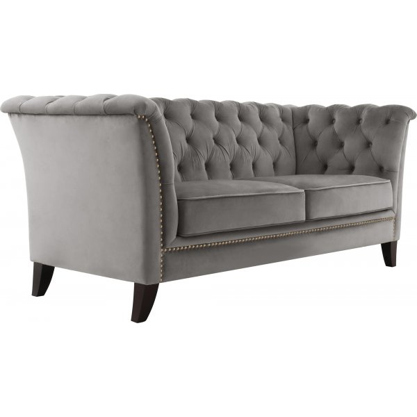 Sofa 2-seter chesterfield gr - Henry