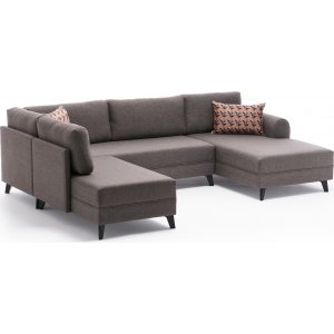 Belen u-seng sofa - Brun