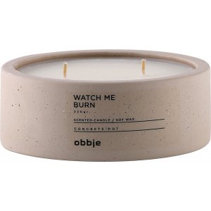 Watch Me Burn duftlys lavt - Beige