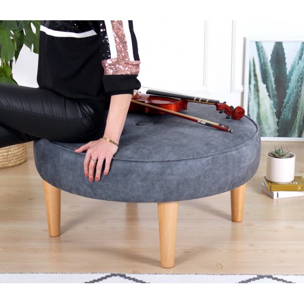 Solnedgangspuff - Grå Solnedgangspuff - Grå