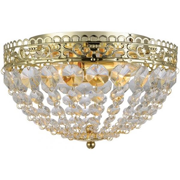 Saxholm krystallplafond - Gull/krystall