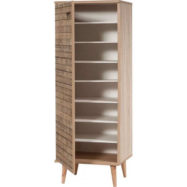 Filinta skoskap av planker - Sonoma eik Filinta skoskap av planker - Sonoma eik