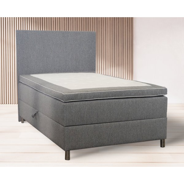 Seng med oppbevaring gr 120x200 cm