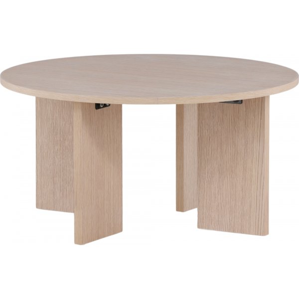 Askern salongbord 80 cm - Whitewash