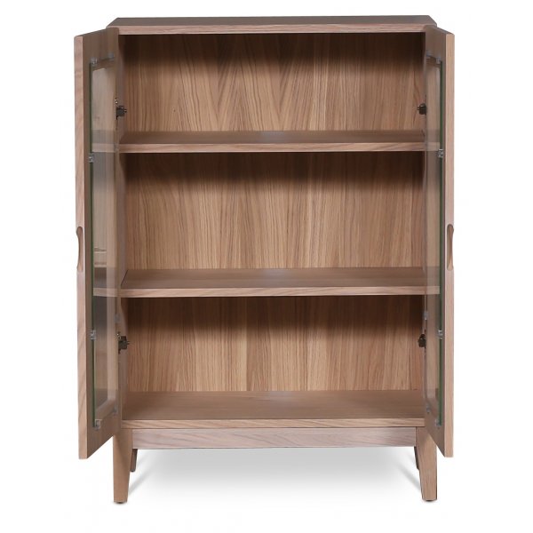 Borgholm vitrineskap - Hvitvasket eik Borgholm vitrineskap - Hvitvasket eik