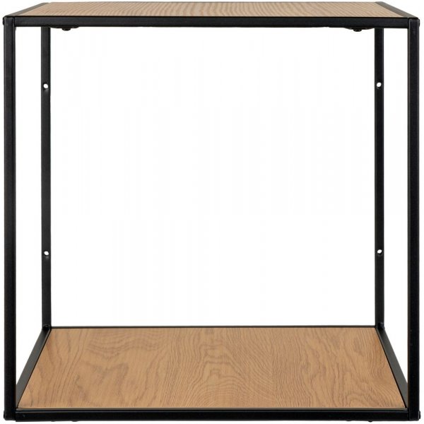 Vita vegghylle - svart / eik imitasjon - 36x36x36 Vita vegghylle - svart / eik imitasjon - 36x36x36