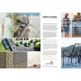 Brens spisegruppe By Martinsen 4 stoler med bord - Gr kunstrotting / Betong
