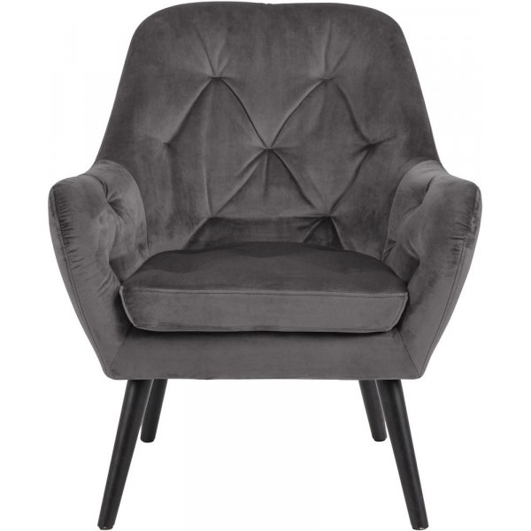 Astro lenestol - Mrkegr/svart