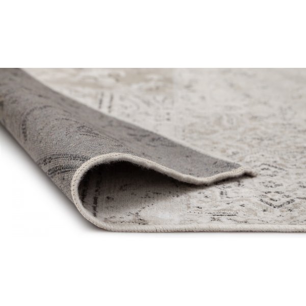 Viskoseteppe Casablanca Patch - Sølv Viskoseteppe Casablanca Patch - Sølv