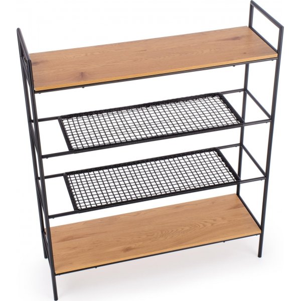 Wadi bokhylle - Eik/sort Wadi bokhylle - Eik/sort