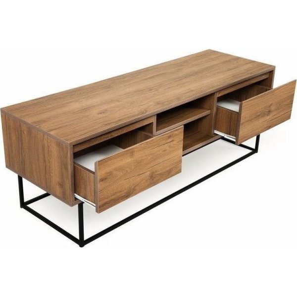 Laxus mediebenk, 140 cm - Valntt/svart